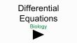differential equations in biology