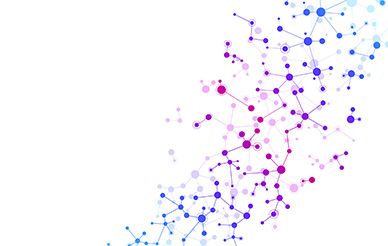 purple and blue dots and lines