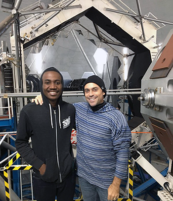 Christian and Adam at Keck Observatory